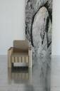 Manfred Kielnhofer, Sessel, Karton 100 x 100 x 90cm, 1.900€ Gemälde, Stein, Acryl/Leinen 1.900€