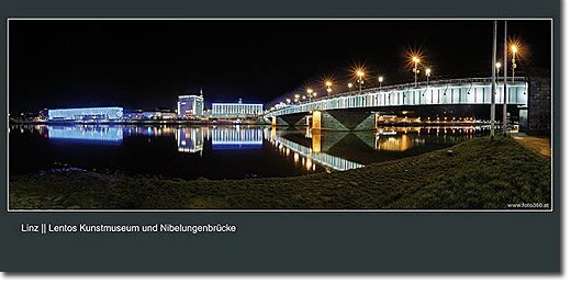 Postkarten/Ansichtskarten Linz Postkarte Donaulände Lentos Linz